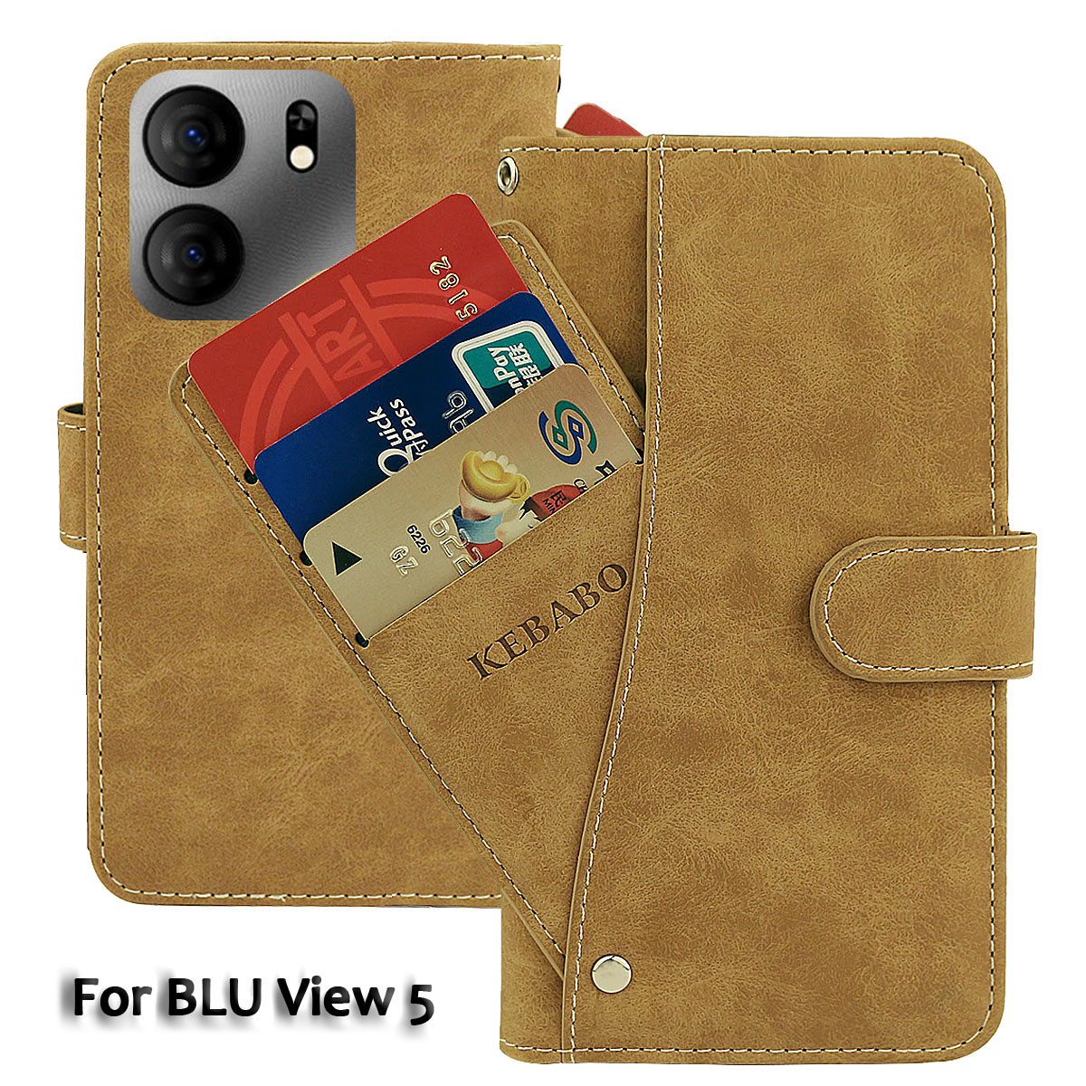 Luxury Bags Quotes - Винтажный кожаный кошелек BLU Bold K10